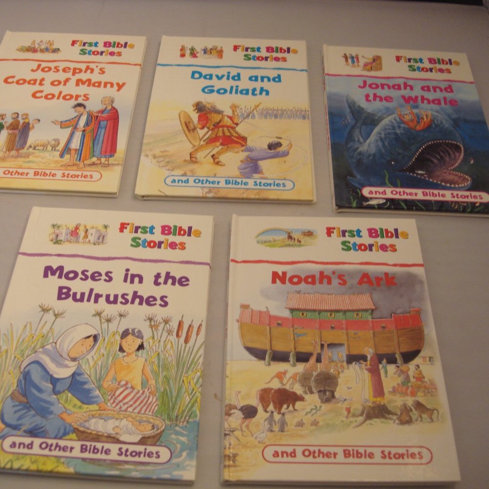 First Bible Stories Picture Books Lot of 5 P3Publishing Queen Street House UK
